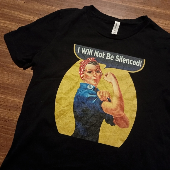 ROSIE THE RIVETER T-SHIRT - Women's Medium // Power Tee Shirt Vote - Picture 3 of 6